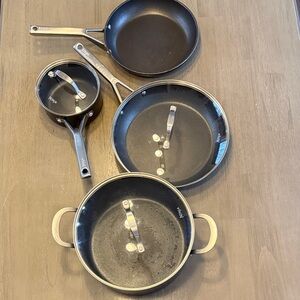 Ninja Non-Stick Cookware Set - Black and Silver